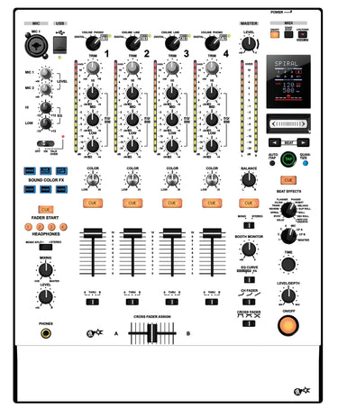 Pioneer DJ DJM 900 NEXUS Skin White